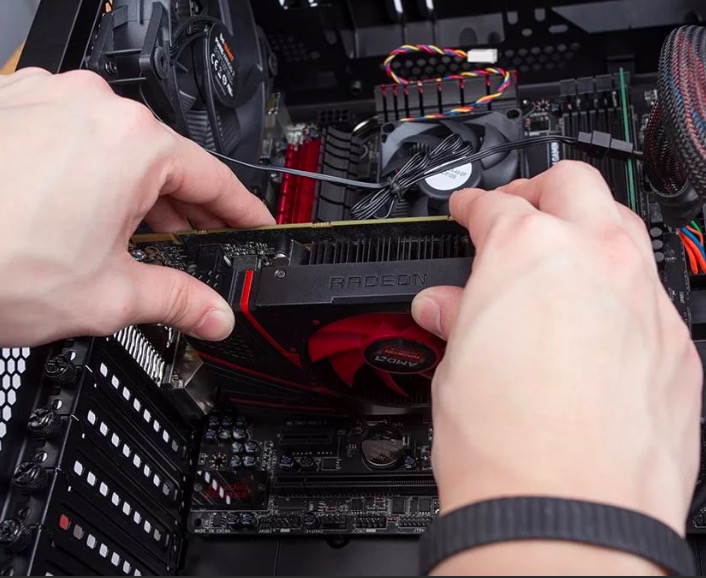 замена видеокарты на компьютере Прокшино метро Москвы